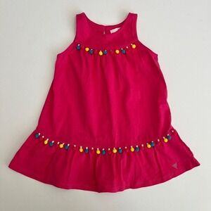 Baby‎ Guess Pink Pom Pom Dress, 24M Baby Dresses, Pink Guess Baby Dresses, B17